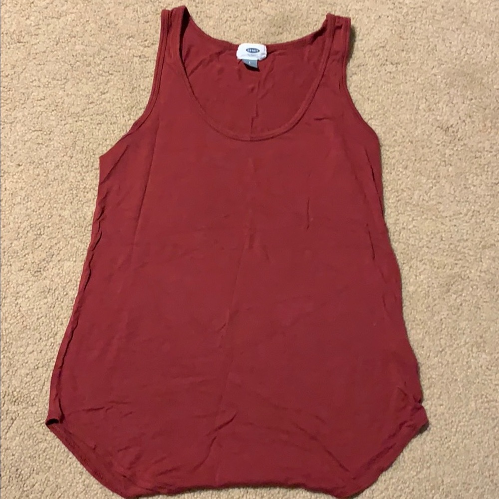 Burgundy Old Navy Tank top